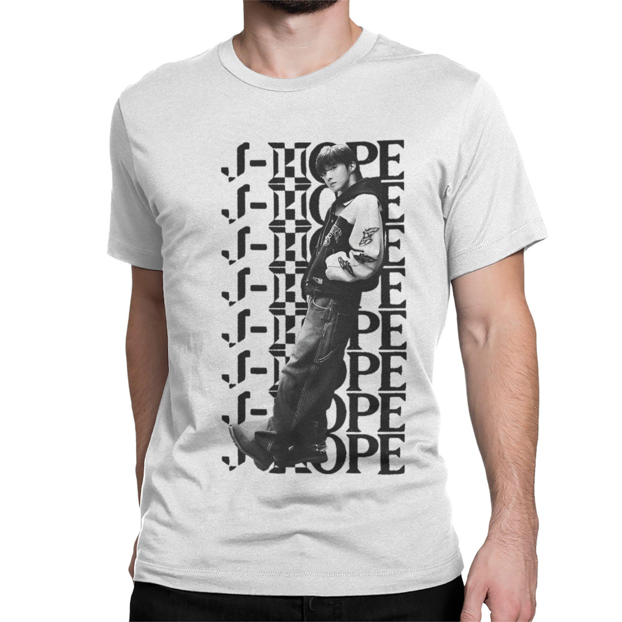 

Hope on the Stage Tour T Shirts for Men Women Cotton Vintage T-Shirts Crew Neck Tee Shirt Short Sleeve Clothing 4XL 5XL 4XL