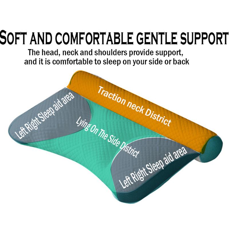 Household Memory Neck Pillows Massage Orthopedic Neck Support Help Sleep And Protect Support And Relieve Relaxation The Cervical