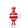Christmas Lollipop Candy Cane Pendant Big Xmas Tree Hanging Ball Ornaments 2024 Christmas Decoration For Home 2025 New Year Gift