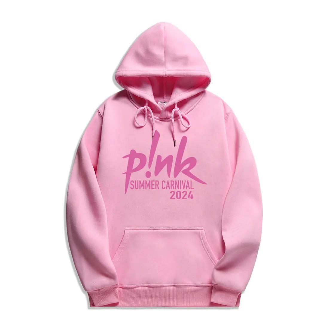 

P! nk Pink Singer Carnival 2024 Tour New printing Hoodies Men Fashion Sweatshirts Women Casual Harajuku Streetwear Pullovers S