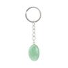 Natural Stone Irregular Stone Agate Crystal Keychain Pendant Bag Buckle Key Chain K02
