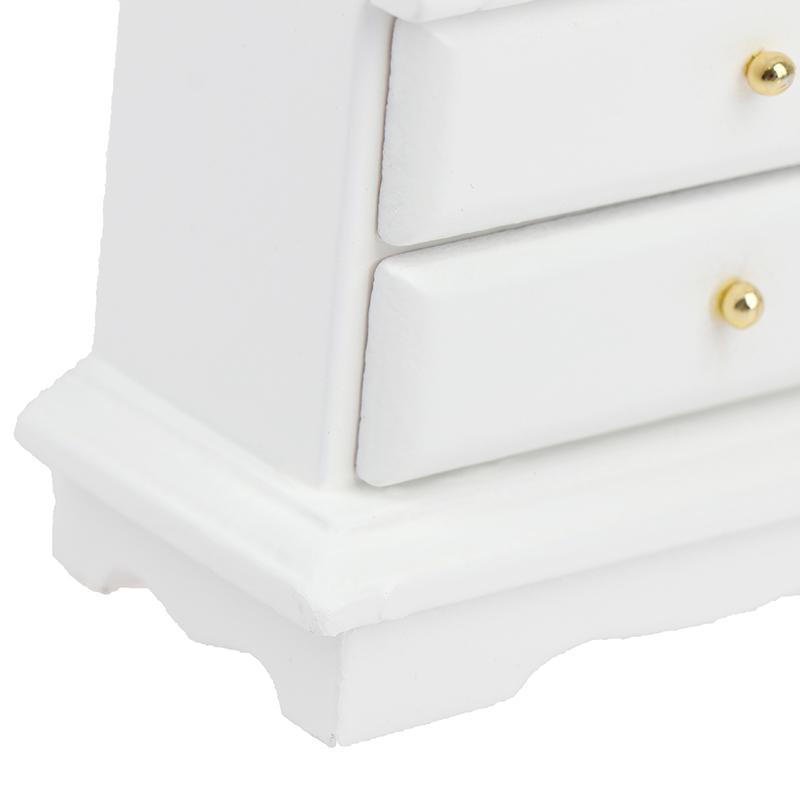 1:12 Dollhouse Miniature Bedroom Side Cabinet Dresser Furniture Accessories