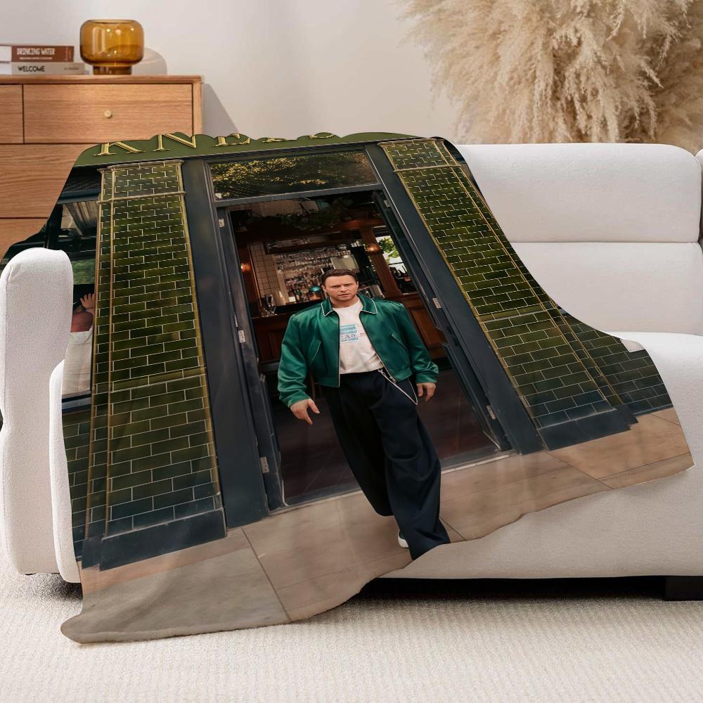 British singer Olly Murs Blanket For Sofa Office Bed Plane Travel Sleep Read Relax Camping Soft And Warm