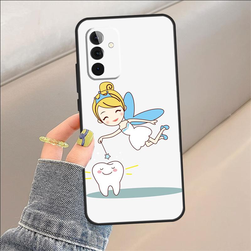 Cartoon Dentist Dental Teeth Case For Samsung Galaxy A06 A05 A32 A16 A55 A36 A26 A54 A34 A14 A22 A52 A35 A15 A53 A13 A56
