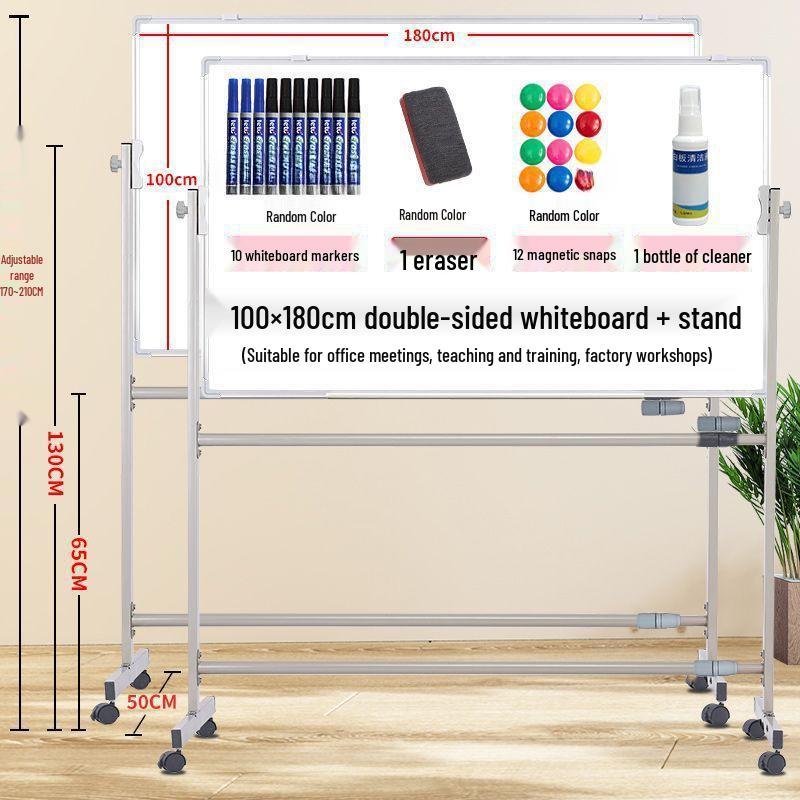 Tablă Albă Magnetică Mobilă - Tablă Ștergătoare pentru Scris și Desen pentru Casă, Predare și Training