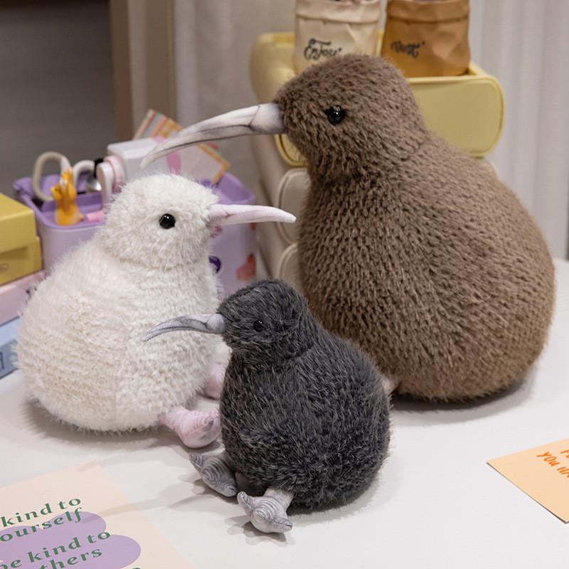 Cute Creative Kiwi Long Mouth Bird Doll Plush Toy For Kids Decoration Room