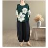 DIMANAF 2026 Summer Plus Size New T-Shirt Women Print Loose Casual O-Neck Casual Lady Tops Tees Shirts Oversize