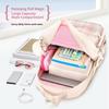 Fashion Plaid Kids Backpack Primary Students School Bags Girls Cute Backpack Large Capacity Book Bag Oxford Waterproof Rucksack
