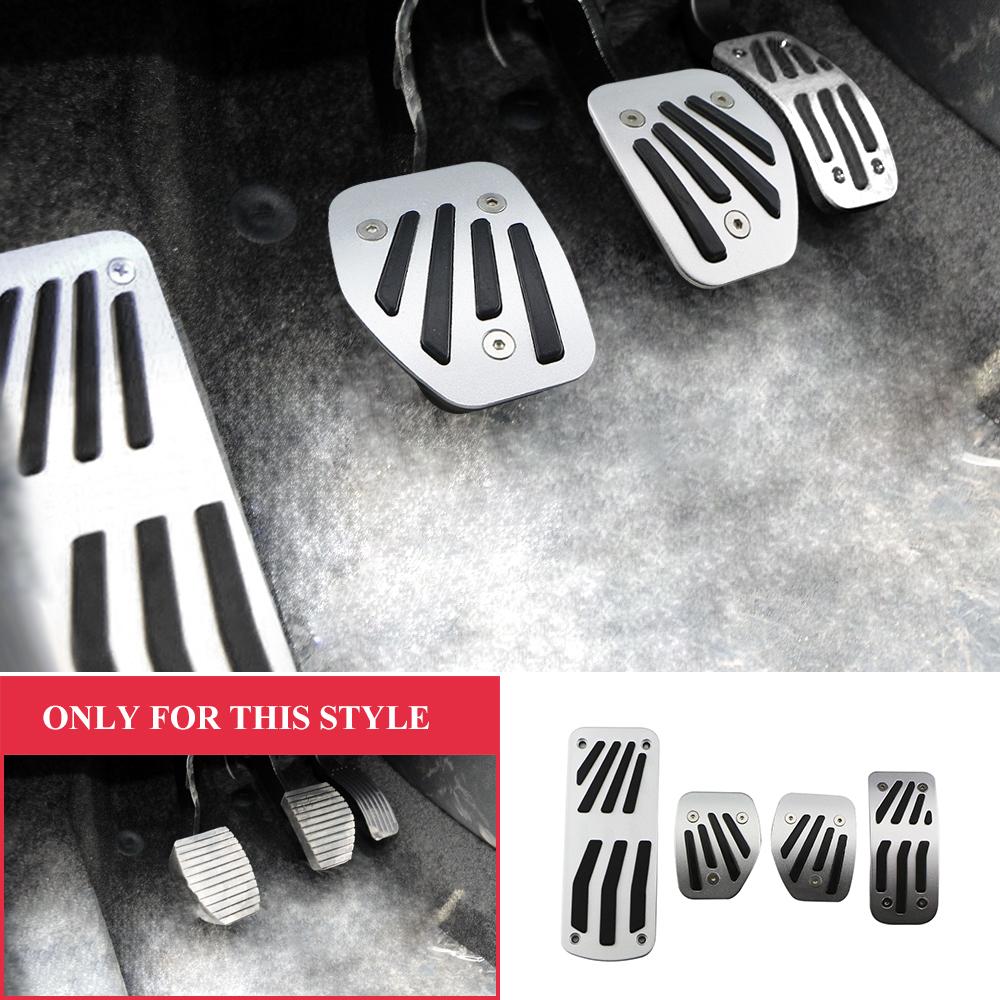 Color My Life Stainless Steel Car Pedals Fit for Peugeot 301 307 308 408 CC 2013 -  Gas Brake Pedal Cover Rest