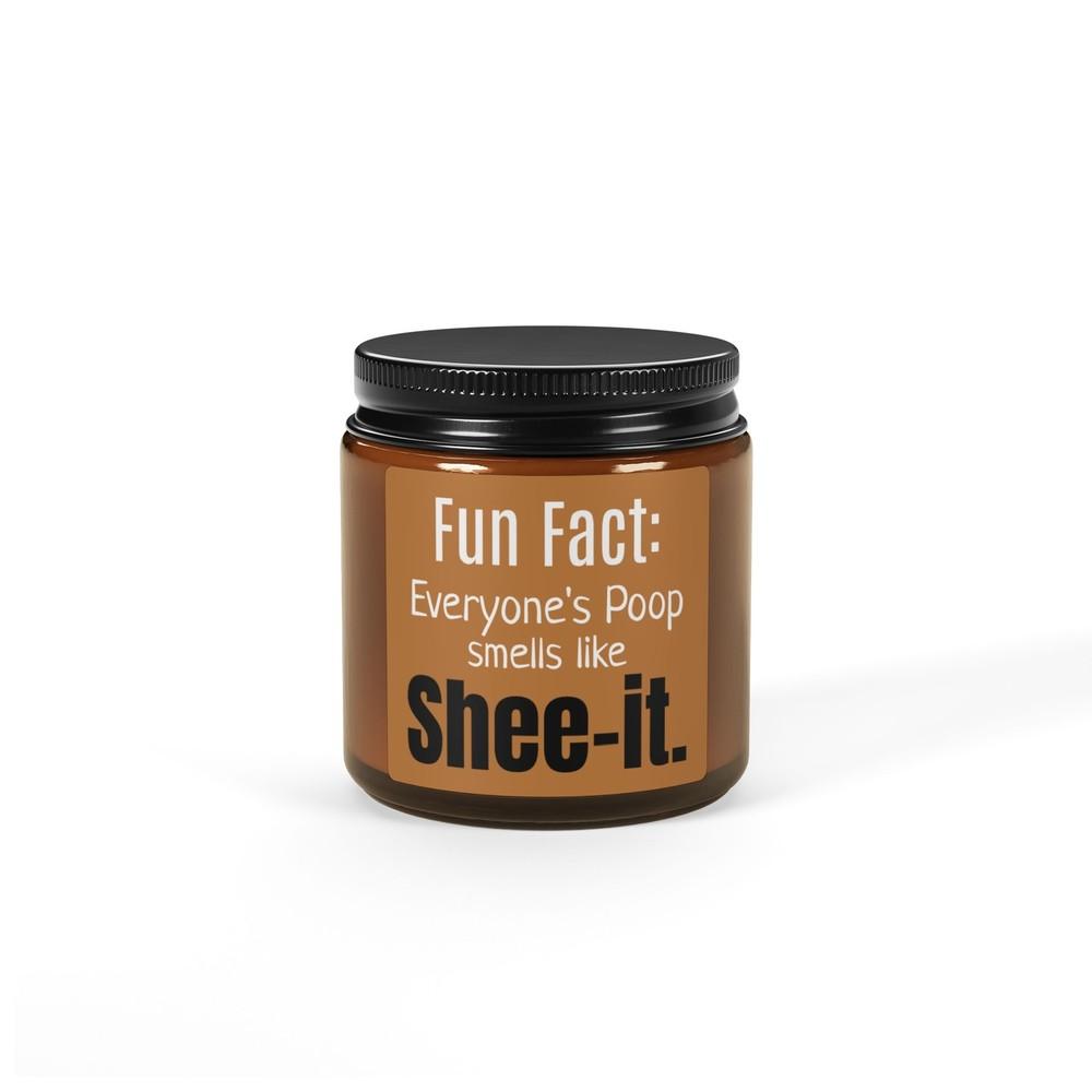 Забавный Факт Смешной Юмор Ароматическая Соевая Свеча (Различные размеры, Янтарная банка) Футболка Unisex XXXXL