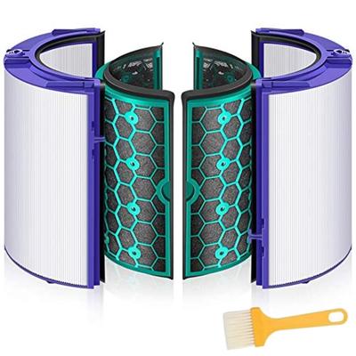 Replacement Filter 05 for Dyson Air Purifiers TP Glass HEPA Activated Carbon Compatible with Pure Hot Cool HEPA Includes Cleaning (TP04, DP04, HP04,