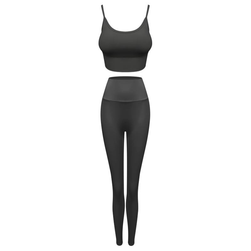 

Женский летний комплект для йоги и бега - Амортизирующий, одежда для тренировок на открытом воздухе Medium