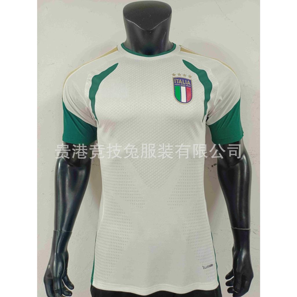 26 Italian Training Uniform National Team Barcelona Player Edition Top With Three Complete Football Logos