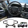 YIWANG Kohlefaser ABS für Land Rover Defender 110 2020 Auto Innenraum Auto Lenkradverkleidung Autozubehör