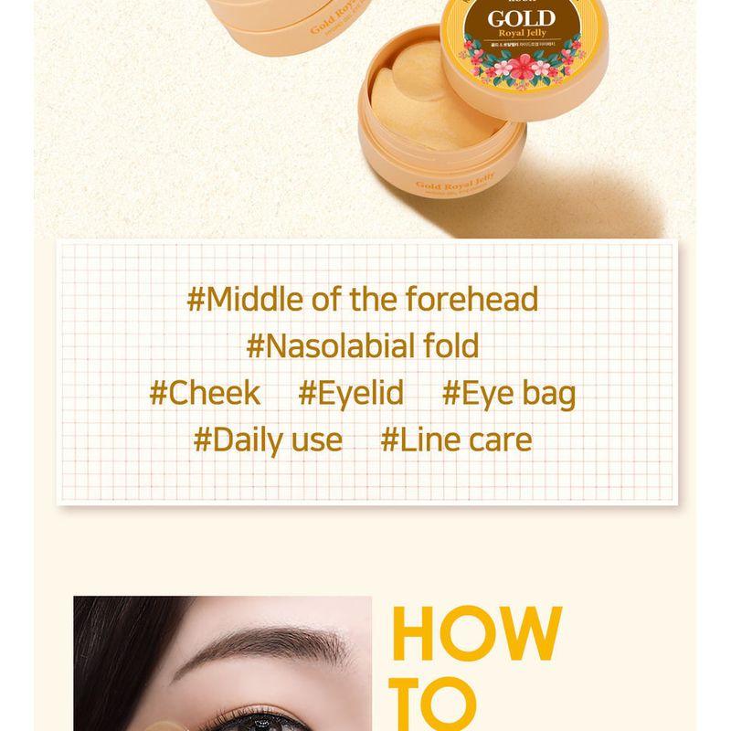Petitfee Koelf Gold & Royal Jelly Eye Patch 60pcs