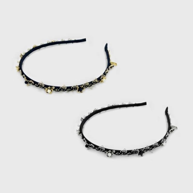 Jean Paul Clarisse Kitsch Flower Pearl Hairband LFHB0757