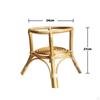 Chinese Rattan Plant Stand Rack Flower Round Shelf Decorative for Decoration Indoor
