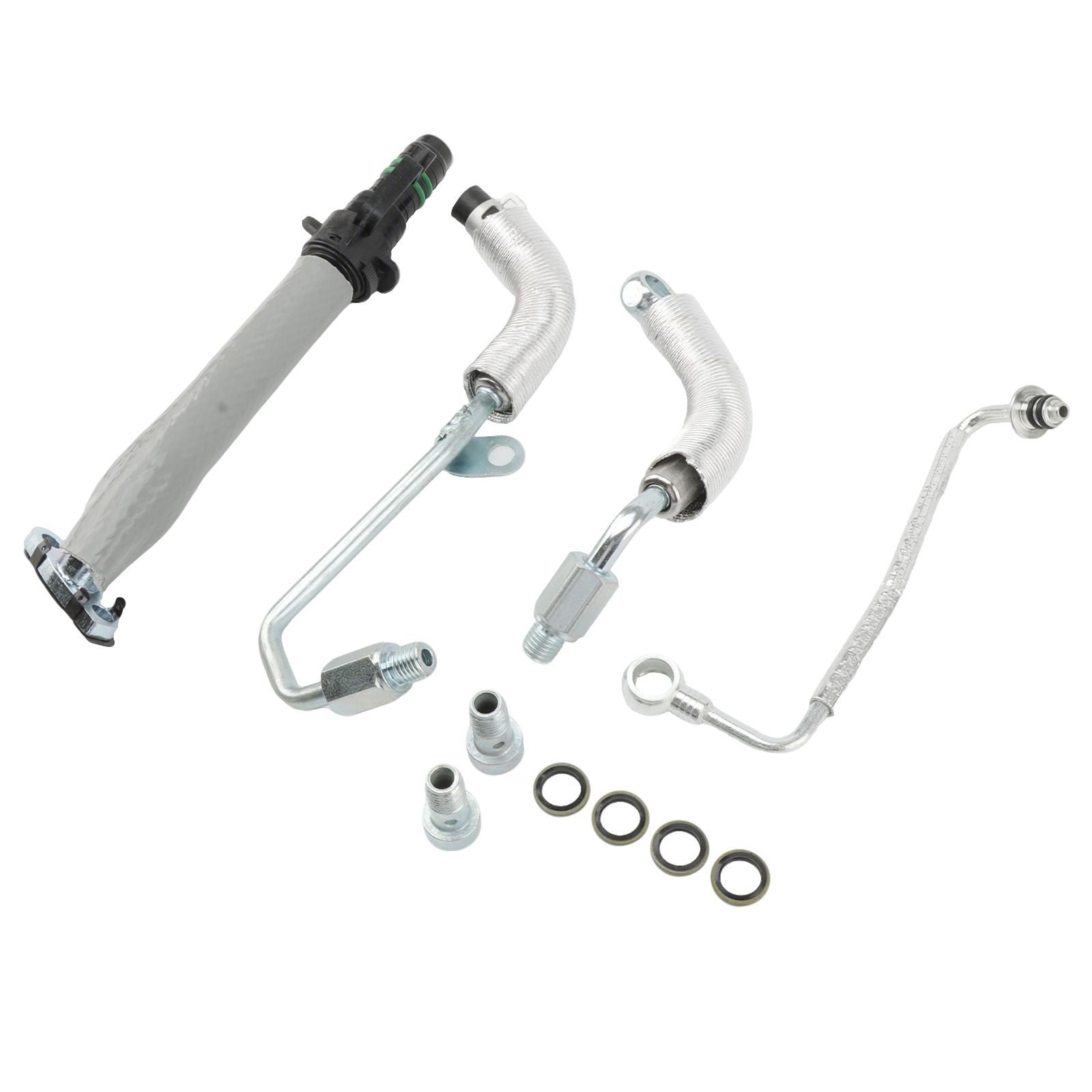 

Turbo Oil Return Drain Pipe & Oil Feed Hose Tube Kit 55567067 55568031 555878542 5198546 For Buick Encore For Chevy Cruze Sonic A set