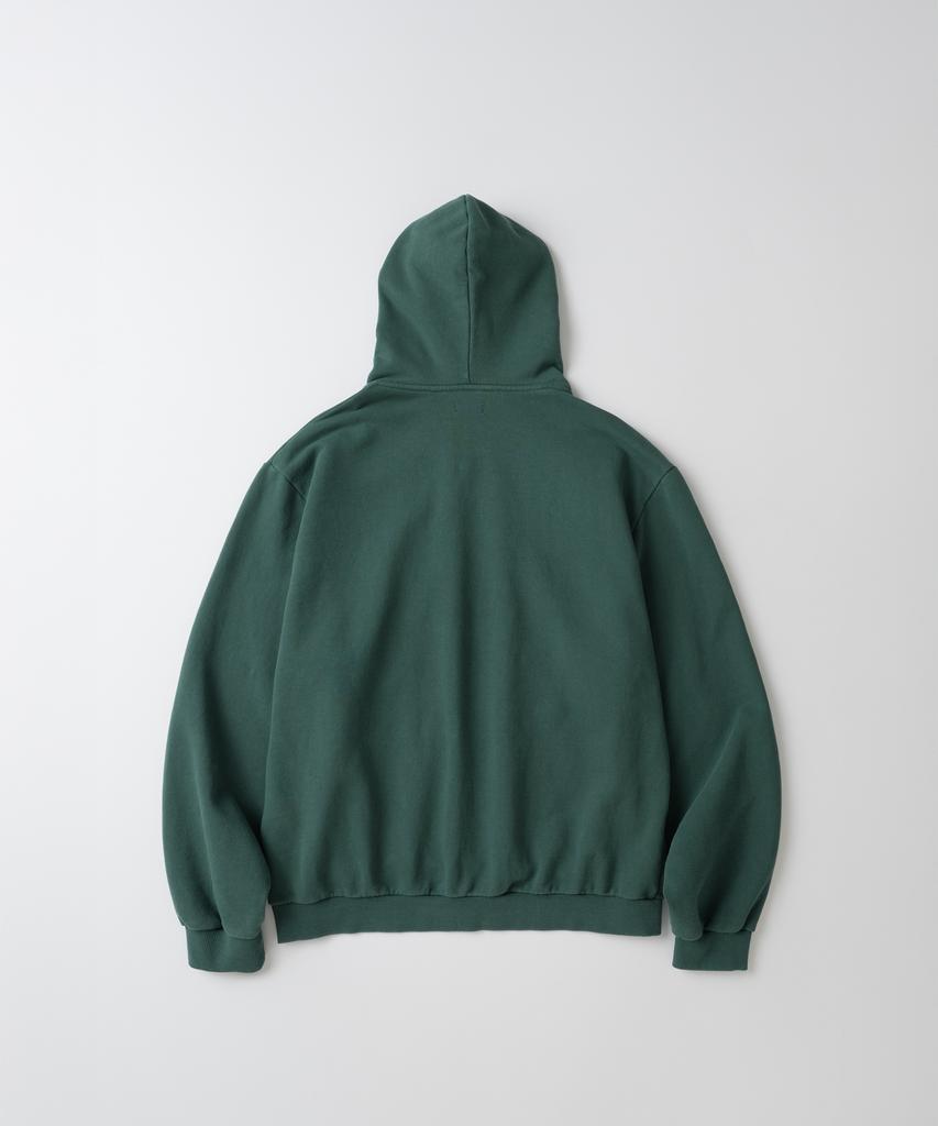 Whagi Vintage Zip Sweat Hoodie (Vintage D.Green)