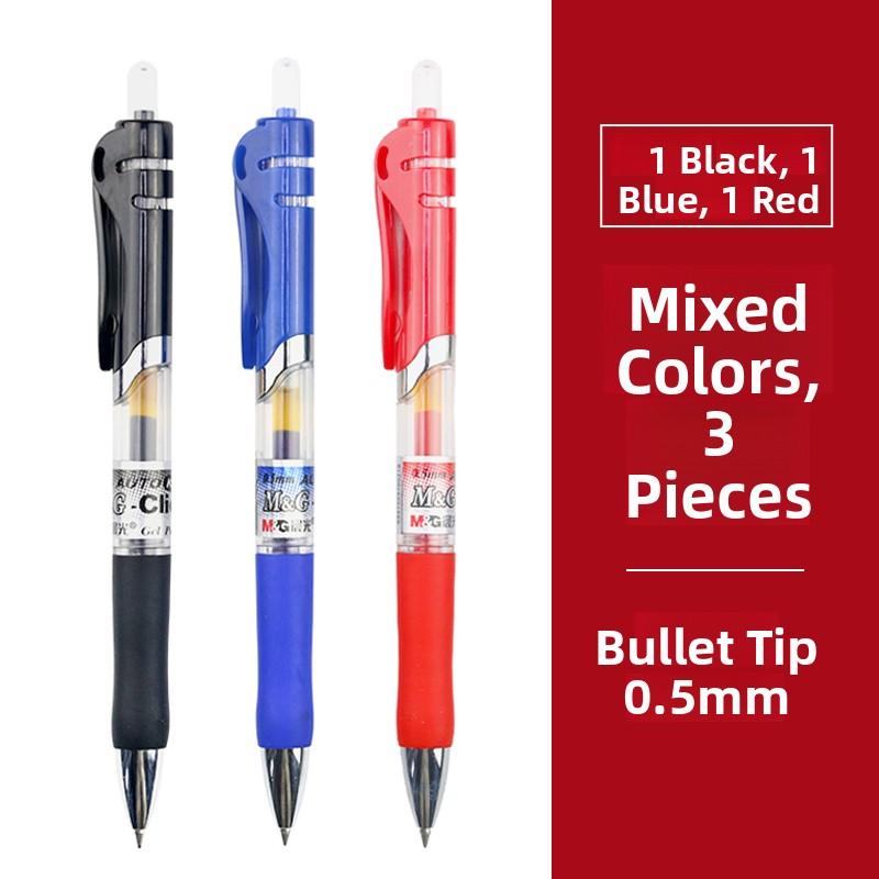 Morning Light K35 Black Inkball Ballpoint Pen Student Exam Signature Water-Based Neutral Pen Click Type Writing Instrument