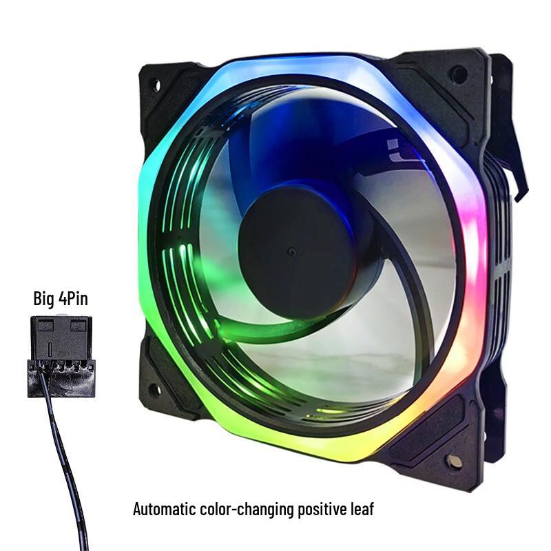 Lilang 120 мм двойной RGB вентилятор для корпуса ПК, 2 шт.
