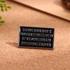 Creative Cartoon English Alphabet Series Alloy Brooch Fashion Versatile Metal Badge Clothes Accessories Clothing