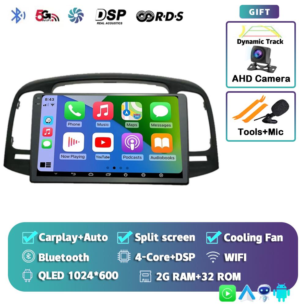 Android 14 Carplay Auto 2 DIN Car Radio For Hyundai Accent 2008 2009 2010 2011 GPS Multimedia Video Player Stereo 2din DVD DSP