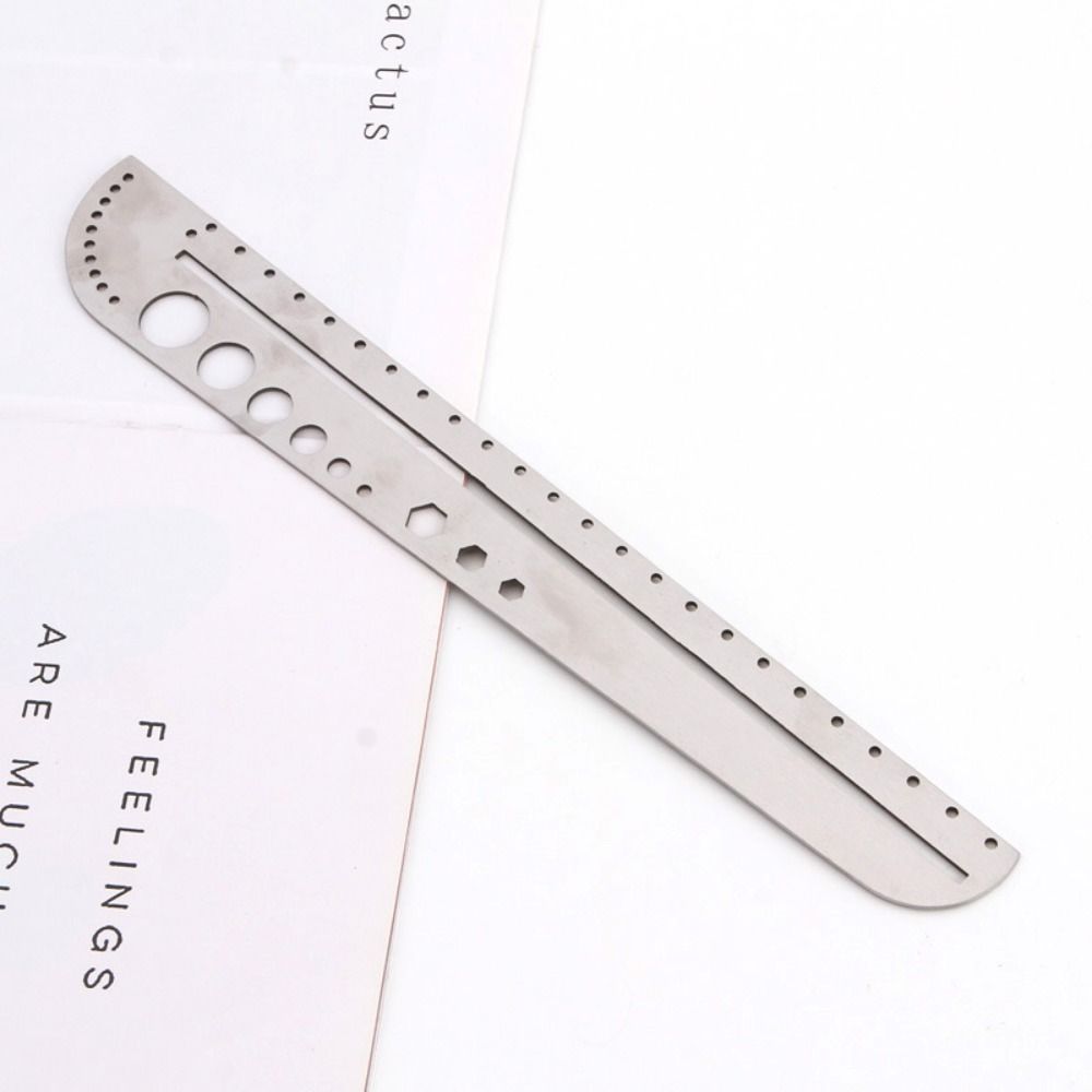 Stainless Steel Scale Ruler Multifunctional Ruler Durable Protractor Office Supplies