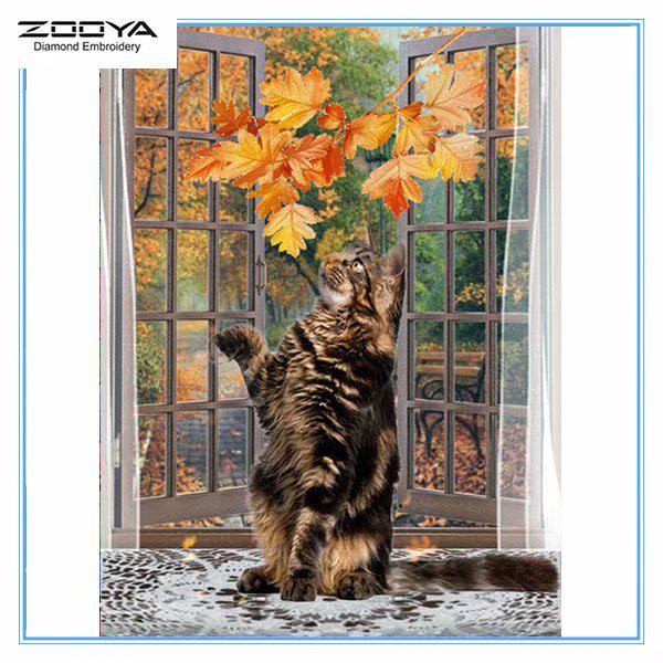 

ZOOYA DIY 3D Алмазная вышивка кошка крестиком домашний декор
