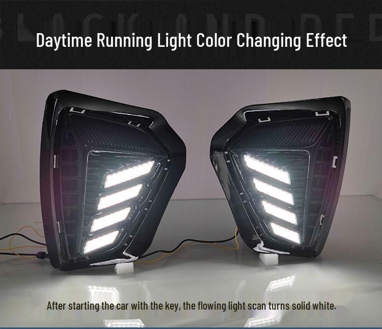 LED Daytime Running and Front Fog Lights with Turn Signals for 2021-2023 Roewe RX5plus Models
