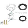 RVs Toilet Seal Solve The Leakage Problem RVs Accessories for 300 310 320 Toilet Seal Gasket Kit Repair Flush Seal