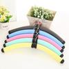 10pcs Flexible Multicolor Foam Hangers Clothing Storage Rack For Home Use