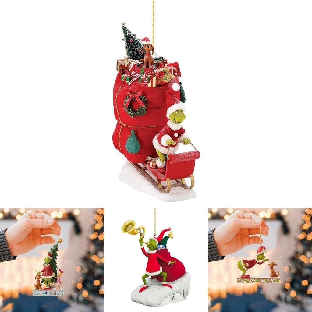 Grinch Christmas Trees Ornaments Xmas Home Decor Pendant Gift