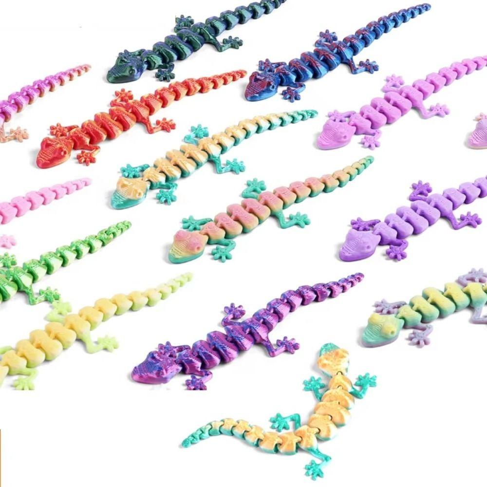 20Pcs Simulation Simulation Lizard Model Lifelike 3D Printed Lizard Outdoor Decoration