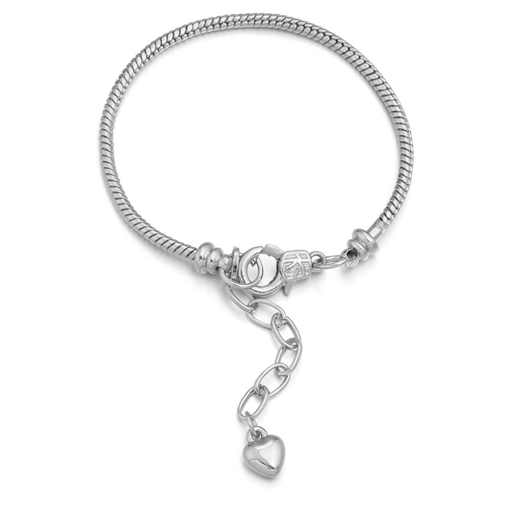 

1pc Metal Copper Snake Chain Bracelets Basic Bangle For Women DIY Fashion Beads Charms Bracelet Gift For Jewelry Making