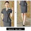 Women's Elegant Summer Suit Set - Formal Office & Hotel Wear, Professional Jewelry Store Attire