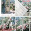 Pink Floral Vine Curtains Digital Printing Delicate Blossoms Green Leaves Fabric Bedroom Living Room Decor Light Filtering Set Of 2 Made Polyester