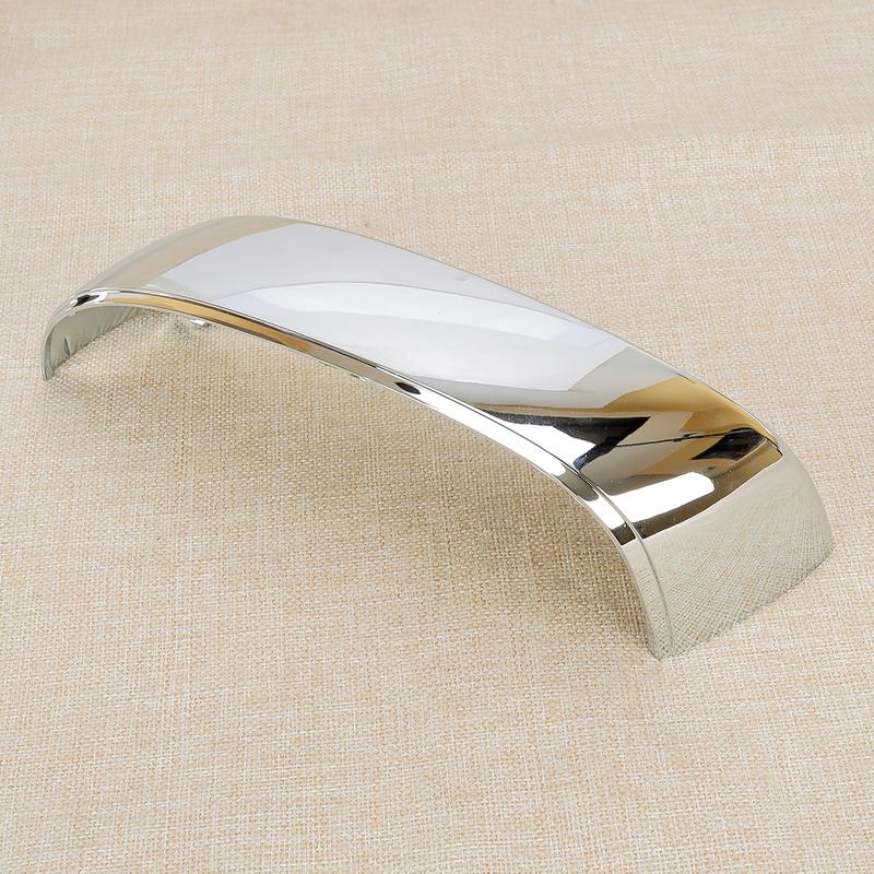 New 1 Pair Side Mirror Top Trim Cover Fit for Chevrolet Silverado Avalanche Tahoe GMC Sierra 1500 2007-2013 Chrome Style Plastic