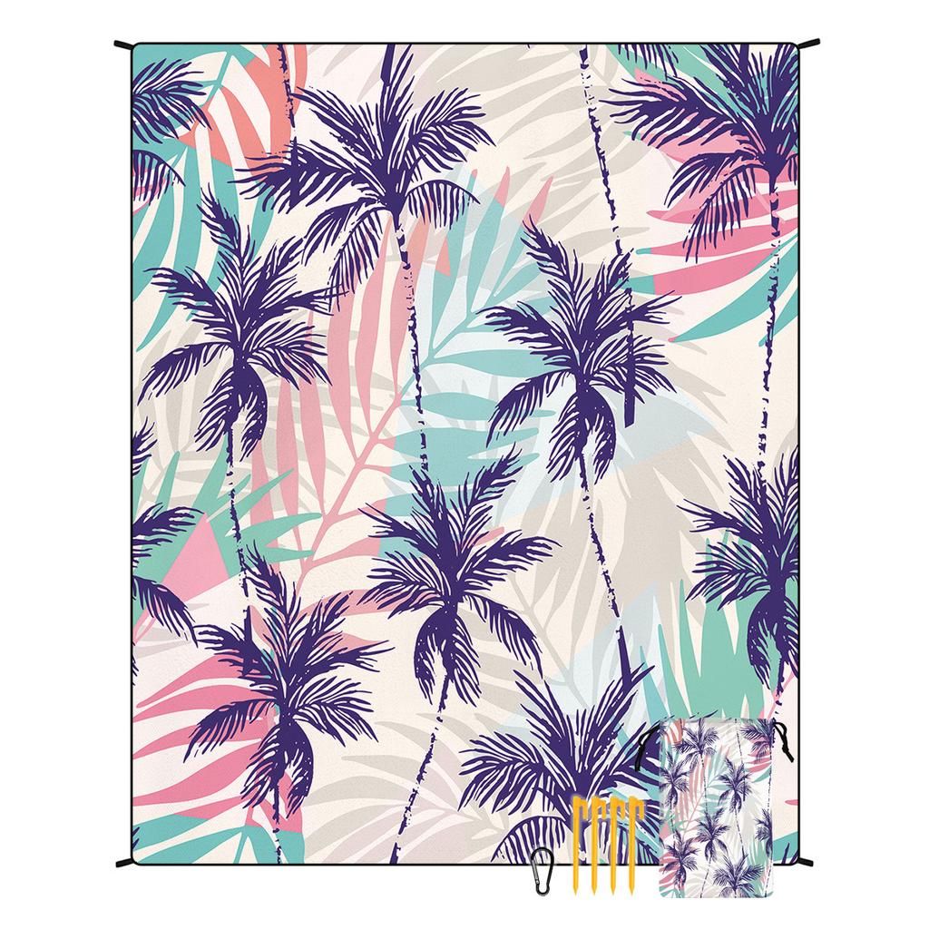 Bohemian Beach Mat Moisture-proof Mat Outdoor Seat Cushion Picnic Mat Customized Tent Camping Floor Mat 180 * 220CM 550g