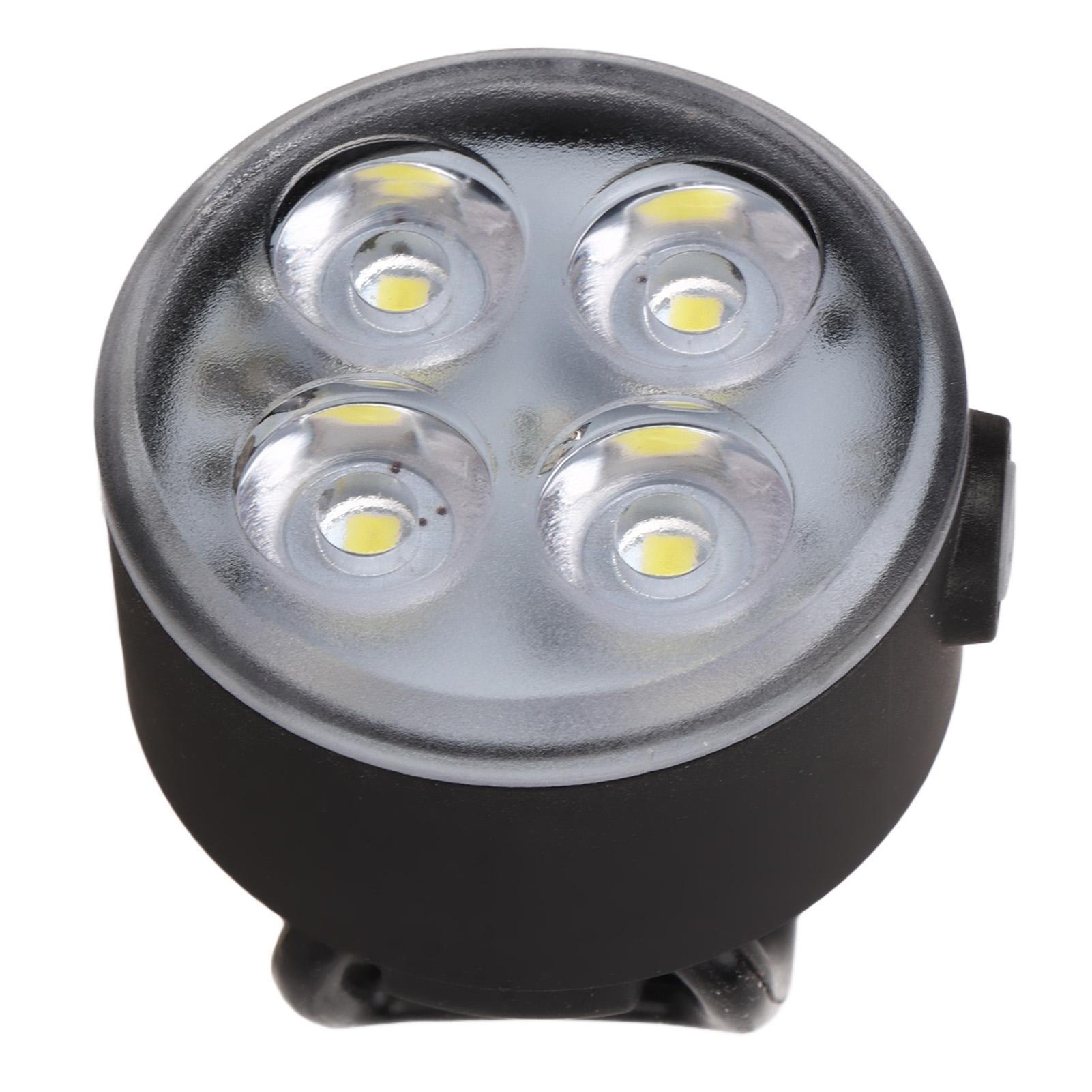 USB Rechargeable Bike Taillight Waterproof Mountain Bike Safety Warning Rear Light for Outdoor Cycling White