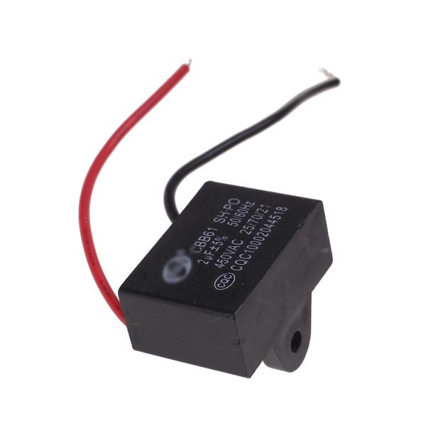 450V 2uF 50/60 Polypropylene Film Motor CBB6 Fan