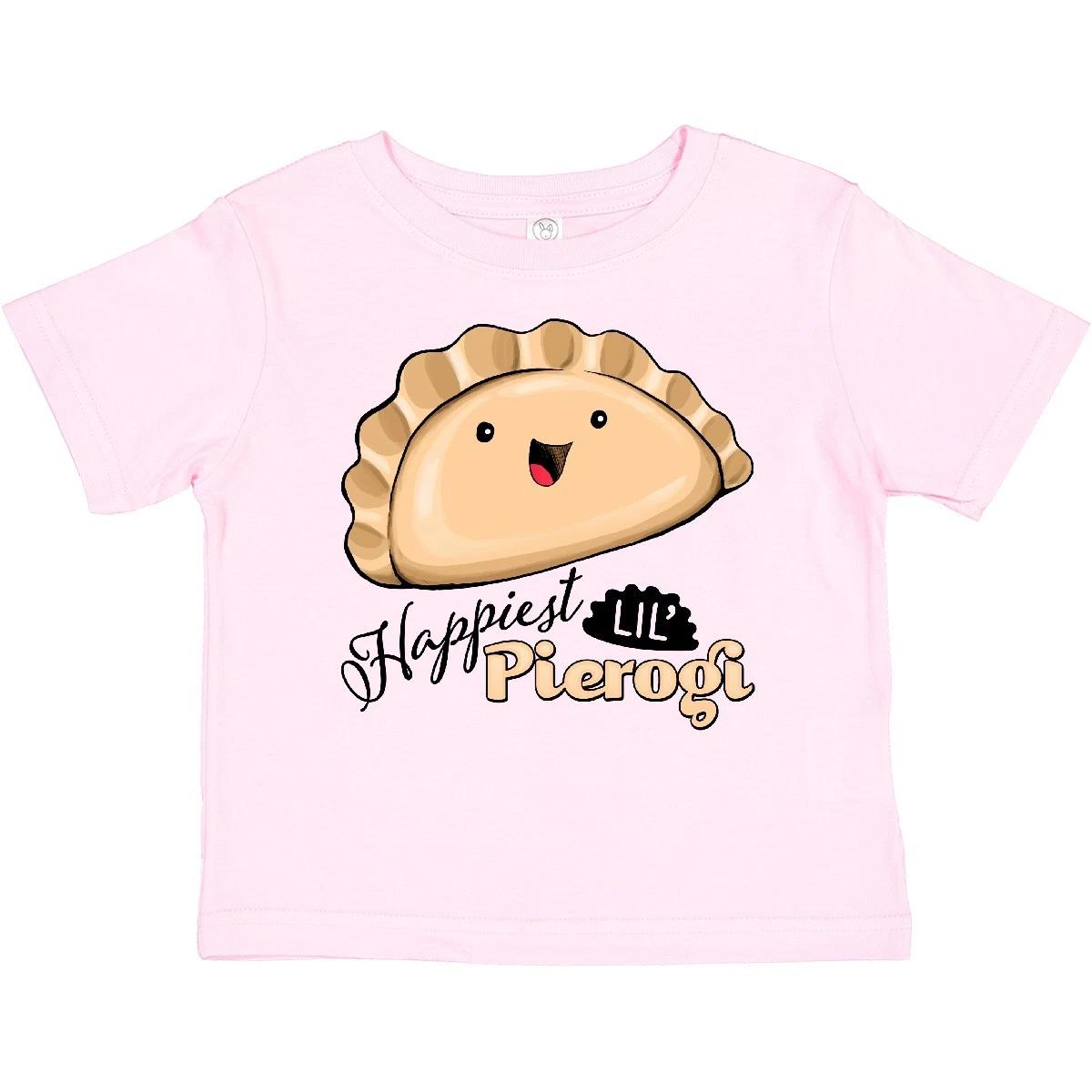 Inktastic Happiest Lil  Pierogi Baby T-Shirt Food Cute Polish Cuisine Pierogies 130