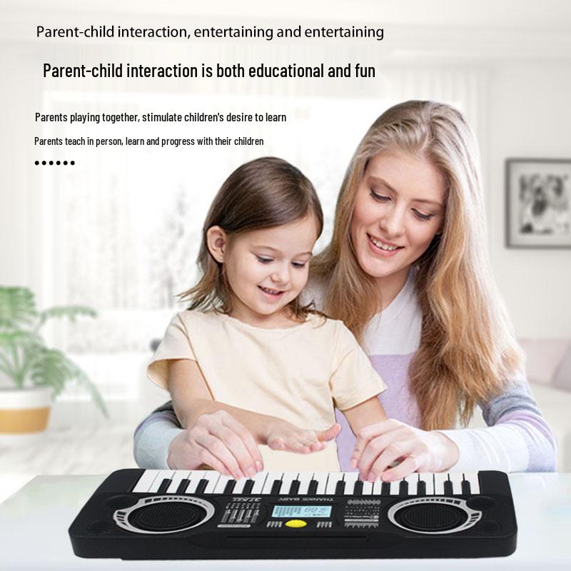 Children's Electronic Organ Piano with Microphone - Educational Toy for Beginners, Ages 2-3