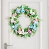 Artificial Flowers Lifelike Simulation Floral Door Hanging Decoration No Watering Maintenance Long-Lasting Spring Freshness Home Wall Decor