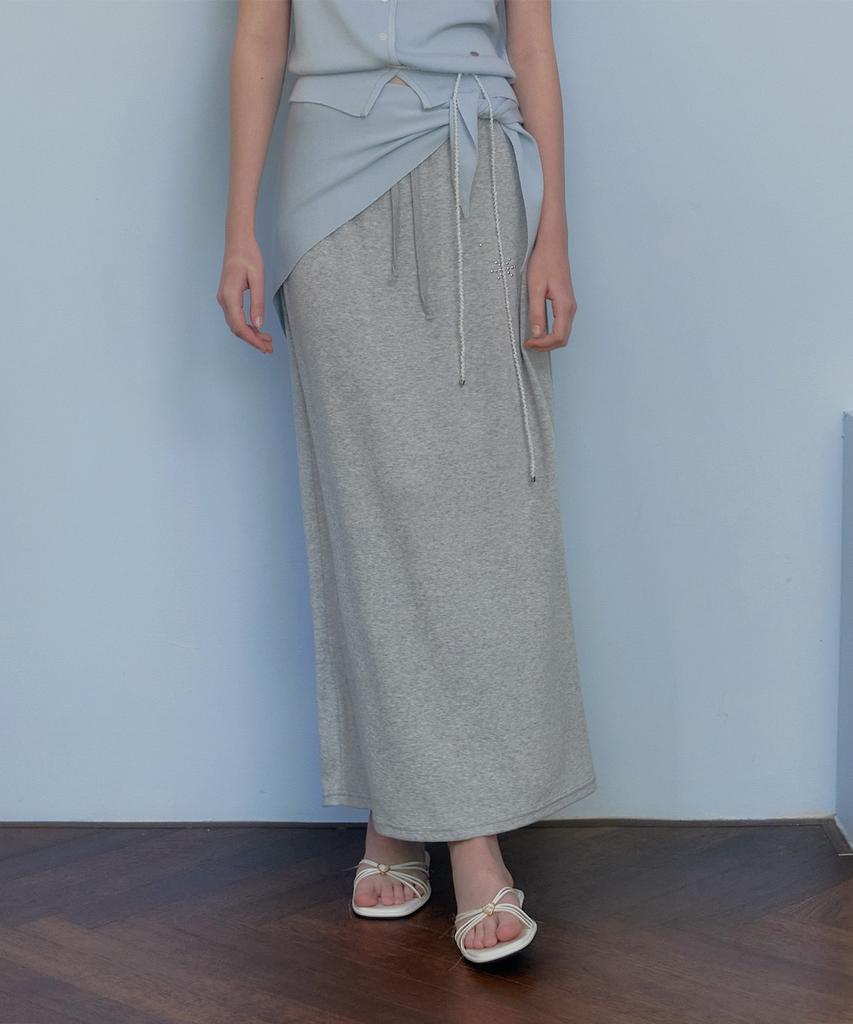 Teuwi Heco Studded Banding Long Skirt