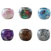 Mosaic Glass Candlestick Wishing Candle Tea Light Holder Dinner Wedding Tabletop Decoration