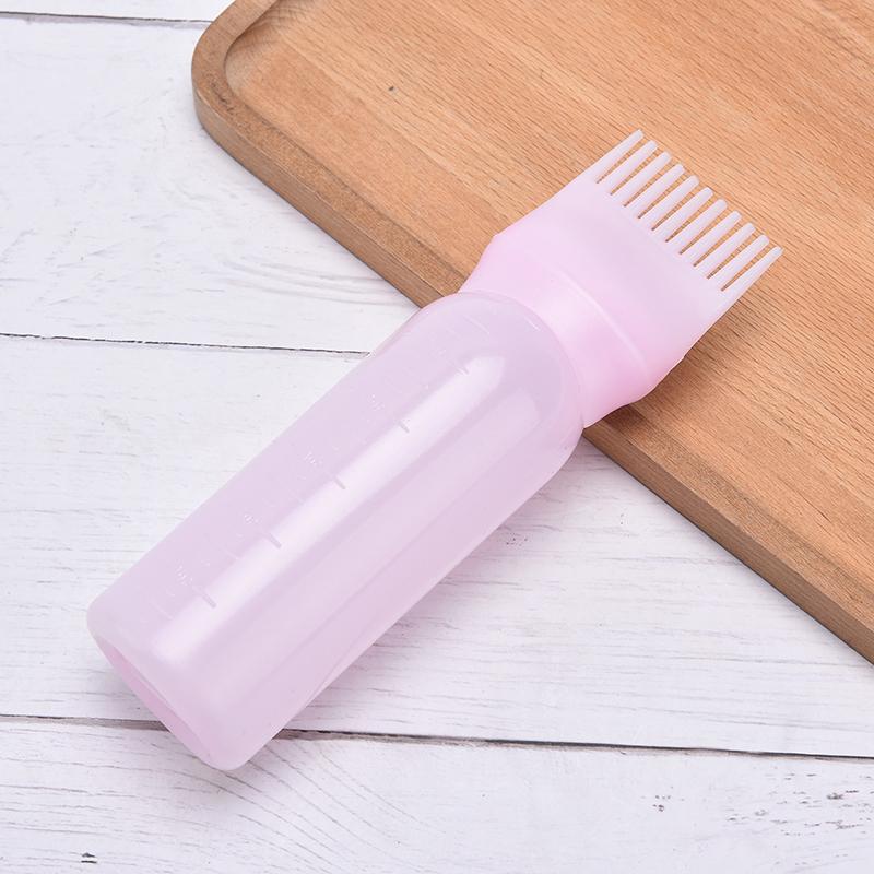 120Ml Hair Dye Applicator Brush Hair Washing Empty Bottle Comb Styling Tool