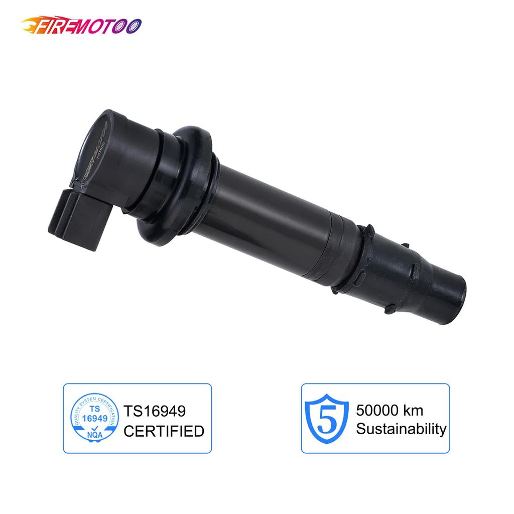 FIREMOTOO Ignition Coil Pack of 4 for Yamaha 2003-2007 YZF-R6 2006-2009 YZF-R6S 2002-2006 YZF-R1