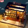 moin moin Scale Dollhouse Miniature DIY Kit Set Cat Sushi Japanese Realistic LED 2208dh340 1/24 [English Instructions] Restaurant, Food, Food, Lights,