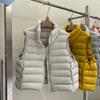 Down Vest Women's Short Stand-up Collar White Duck Down New Small Fashion Warm Outer Vest Tide